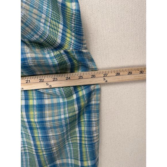 Catherines Women’s 1X 18/20 Teal Blue/Yellow/White 3/4 Sleeves Spring Easter - Picture 11 of 12